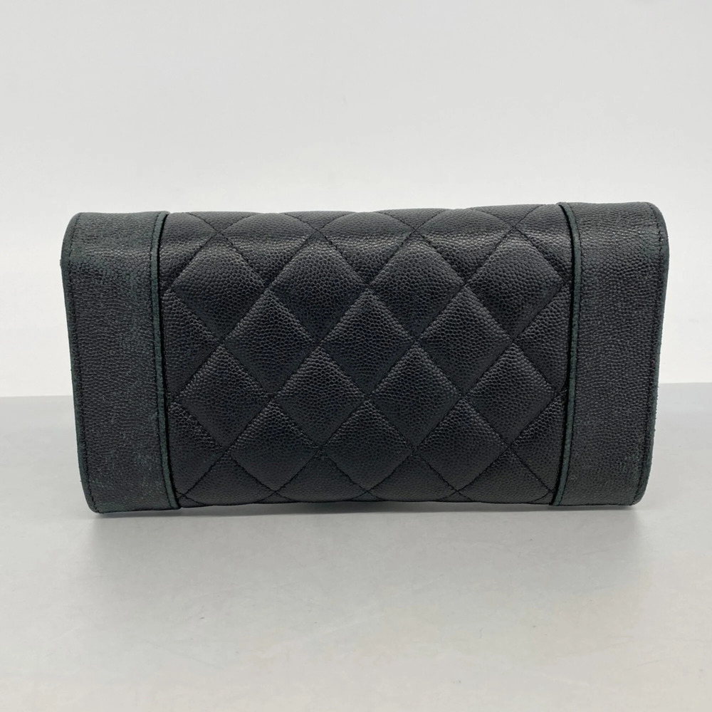 CHANEL Authentic Black Caviar Leather Wallet - Picture 9 of 9
